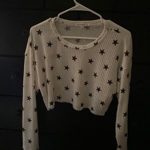 Anitstar long sleeve crop top size l